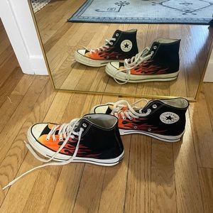 Flame detail converse